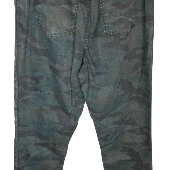 NWT Sundry Camo Utility Trousers Cargo Straight Leg Pants Drawstring Sz 3 Large - Picture 9 of 16